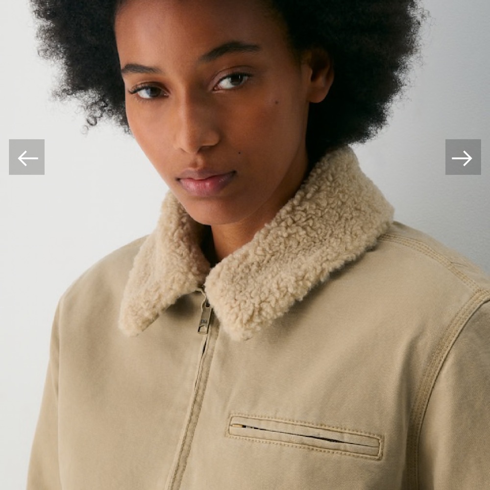 Aritzia Barkley Workwear Jacket vintage tan khaki - Picture 4 of 7